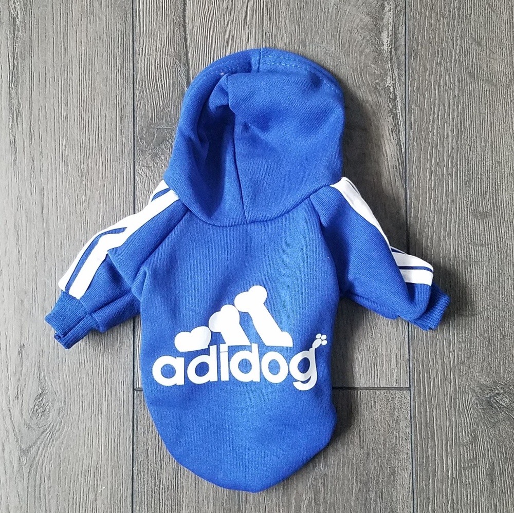 *SOLD* NWT 2-Legged Adidog Hooded Sweatshirt